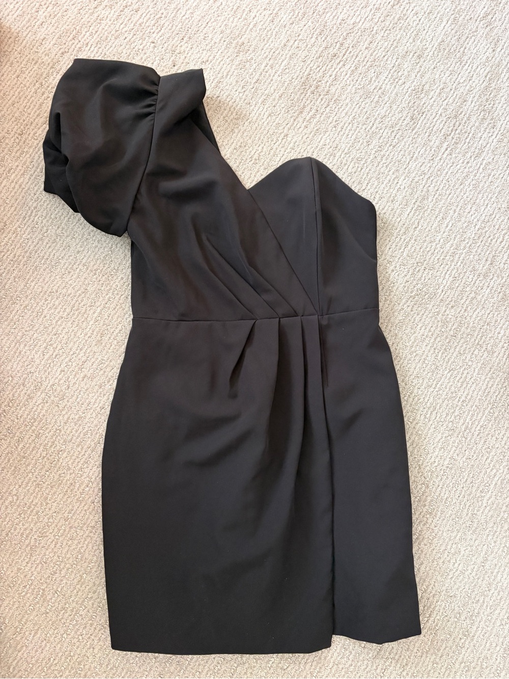 DO+BE Black One-Shoulder Cocktail Dress